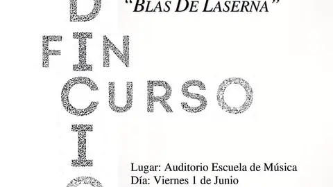 Audici&oacute;n fin de curso de la Escuela municipal de m&uacute;sica de Corella 'Blas de Laserna'
