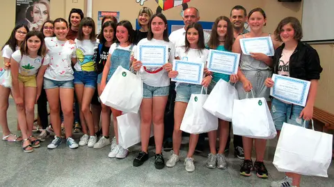 Ganadores del concurso Sin Tabaco