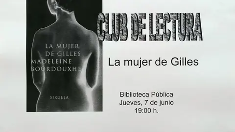 Club de lectura en Villafranca La mujer de Gilles