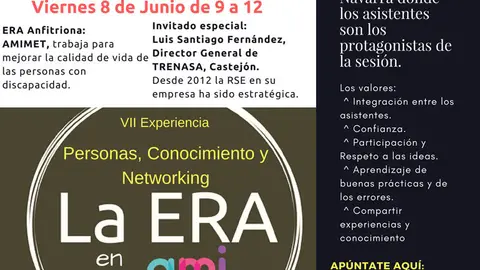 VII Experiencia de La ERA personas, conocimiento y netwoking