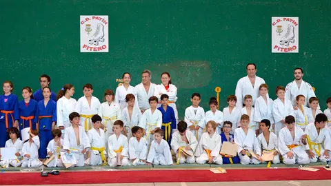 Grupo de judocas