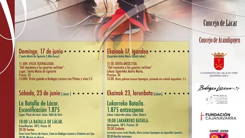 Cartel La Batalla de L&aacute;car