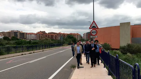 Visita a las obras de Arnedo