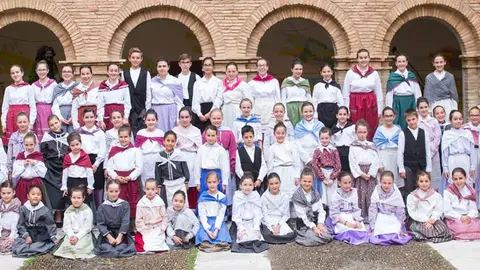 Alumnos de la Escuela de Danza del Ayuntamiento de Tudela
