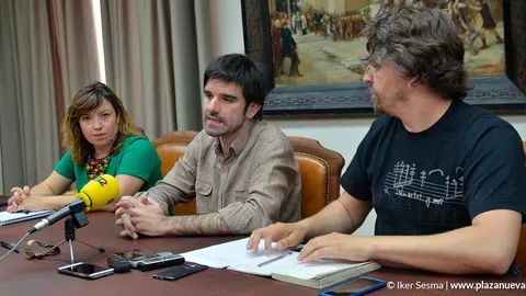 Silvia Cepas, Eneko Larrarte y Daniel L&oacute;pez