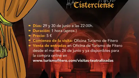 Visitas teatralizadas noturnas al Fitero Cisterciense