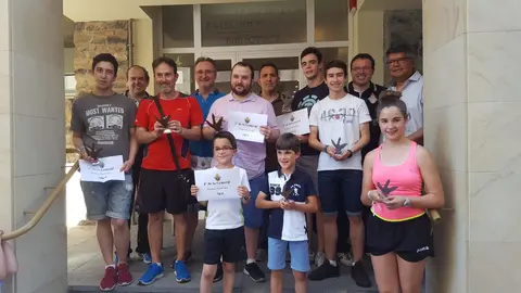 Premiados en el I Torneo de Ajedrez Villa de Igea