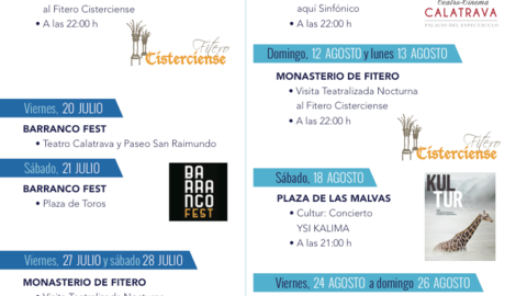 Agenda de verano en Fitero