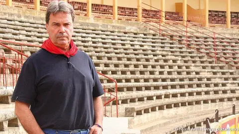 El empresario taurino Juan Luis Ruiz en el coso tudelano &lsquo;La chata de Griseras&rsquo;