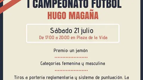 I Campeonato de f&uacute;tbol Hugo Maga&ntilde;a