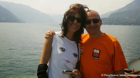 Jes&uacute;s &Aacute;lvarez junto a su mujer, Marta