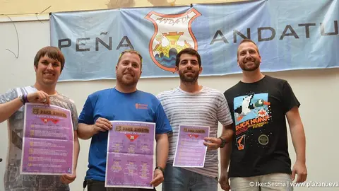 La Pe&ntilde;a Andatu presenta su programaci&oacute;n para estas Fiestas de Tudela 2018