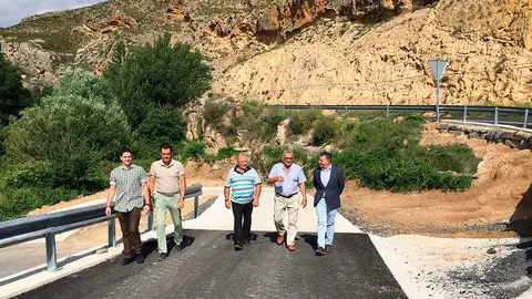 Visita a las obras de acceso de Contrebia Leucade