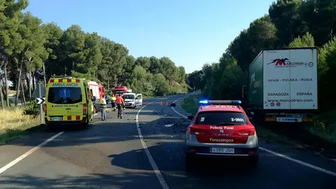 Accidente mortal cerca de Los Abetos