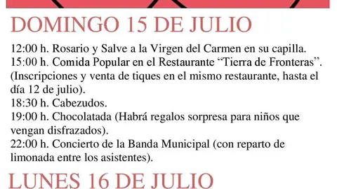 Fiestas del Carmen 2018 del Barrio de la Alegr&iacute;a de &Aacute;greda