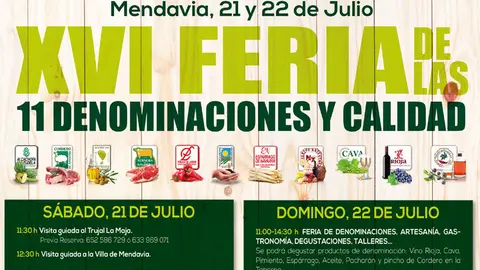 XVI Feria de las 11 Denominaciones y Calidad en Mendavia