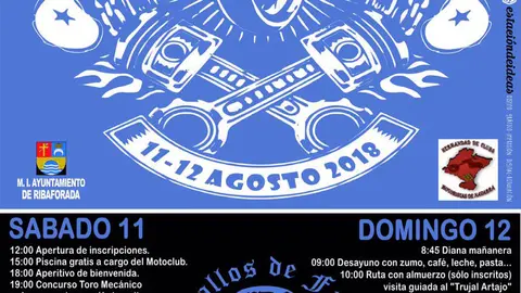 XIX Concentraci&oacute;n de motos 'La Pellejo' en Ribaforada 