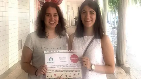 Laura Arag&oacute;n y Andrea Elizondo