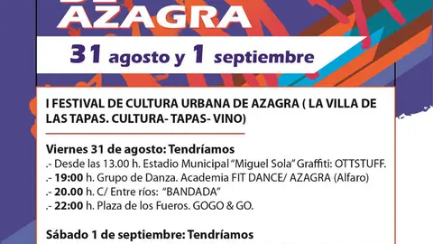 I Festival de Cultura Urbana de Azagra