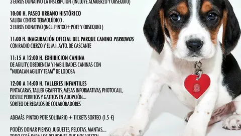 Inauguraci&oacute;n del parque canino de Cascante