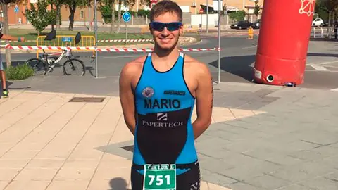 Mario Mart&iacute;nez en la II Edici&oacute;n del Triatl&oacute;n Campoamor