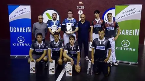 I&ntilde;aki P&eacute;rez y Carlos L&aacute;zaro se volvieron con premio de Mutriku
