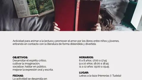 Club de lectura infantil de la Asociaci&oacute;n Navarra para las Altas Capacidades