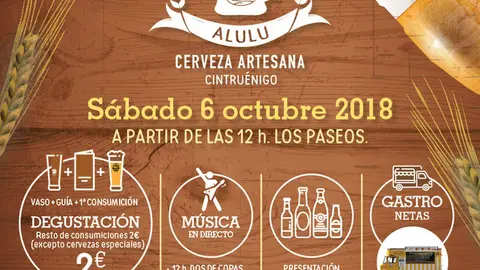 II Festival en Cintru&eacute;nigo de cerveza artesana ALULU