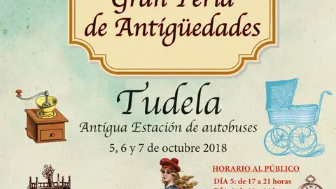 III Gran feria de antig&uuml;edades en Tudela