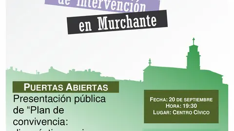 Presentaci&oacute;n p&uacute;blica del 'Plan de convivencia diagn&oacute;stico socio residencial y propuesta de intervenci&oacute;n en Murchante'