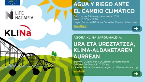 Jornada en Cadreita sobre agua y riego ante el cambio clim&aacute;tico
