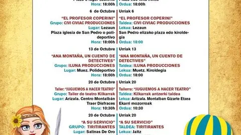 Teatro infantil 'Los Ecos de Oto&ntilde;o en Tierras de Iranzu'