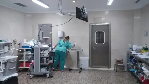 Sala de Endoscopia del Hospital de Tudela
