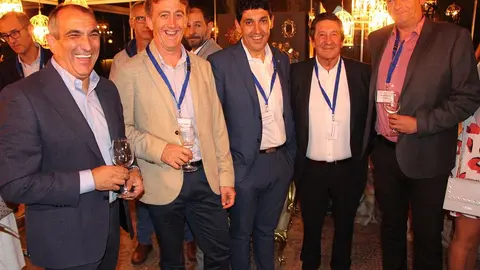 &Oacute;scar Chivite (Lauburu), David Navascu&eacute;s (Asepeyo), Emilio Hern&aacute;ndez hijo y Emilio Hern&aacute;ndez padre (HR Motor) y V&iacute;ctor G&oacute;mez (Aspy Prevenci&oacute;n y Salud)