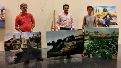 Los premiados del VI Certamen al aire libre de Ribaforada