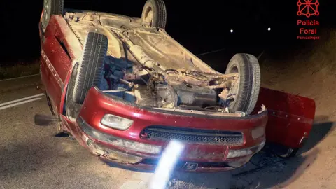 As&iacute; qued&oacute; el veh&iacute;culo conducido por el menor
