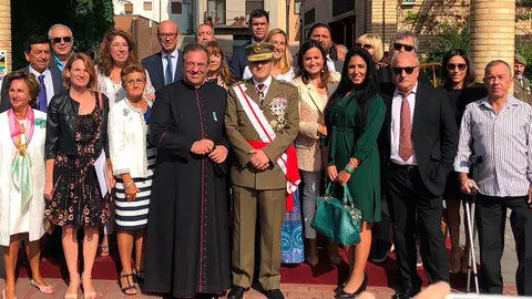 Representantes del PPN en la Jura de Bandera