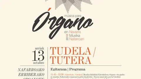 Concierto en Tudela 'M&uacute;sica para &oacute;rgano en Navarra'