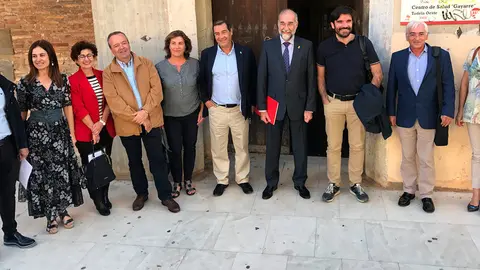 Ana Carmen Jaso, &Oacute;scar Moracho, Eneko Larrarte, Fernando Dom&iacute;nguez, Jos&eacute; Ram&oacute;n Mora, Monserrat Torres, Luis P&eacute;rez, Mar&iacute;a Lorente, Ana Beamonte y Luis Serrano