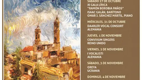 XXXVIII Jornadas Internacionales de Canto Coral en Arag&oacute;n Ciudad de Borja