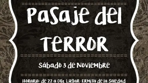 Pasaje del terror en Cervera