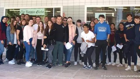 Alumnado del Ciclo formativo de Grado Medio de Actividades Comerciales del Centro Polit&eacute;cnico Integrado ETI de Tudela