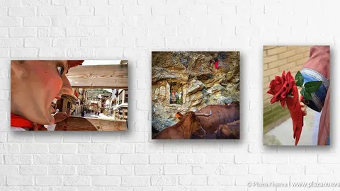 Las tres instant&aacute;neas premiadas en el III Concurso de Fotograf&iacute;a 'Fiestas de Falces'