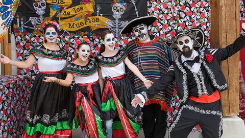Cantina de los muertos en Sendaviva