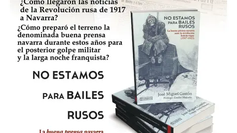 Presentaci&oacute;n en Tudela del libro 'No estamos para bailes rusos' de Jos&eacute; Miguel Gast&oacute;n Aguas