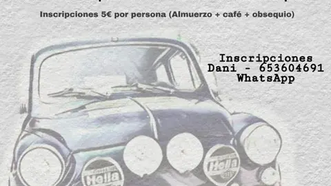 Concentraci&oacute;n de coches cl&aacute;sicos Ciudad de Corella
