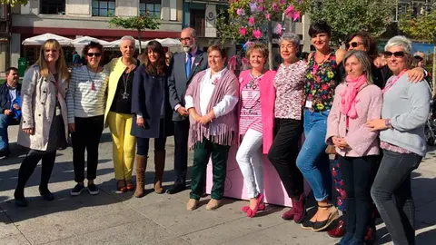 Representantes de Saray en el pasado D&iacute;a Internacional de C&aacute;ncer de mama