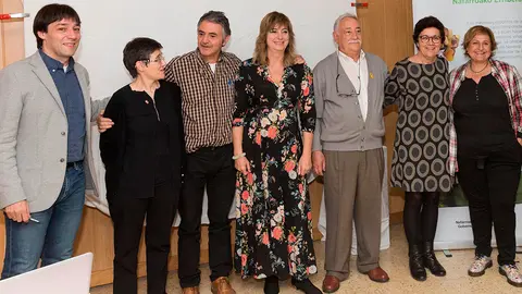 Representantes riberos en la Casa de los Navarros de Barcelona