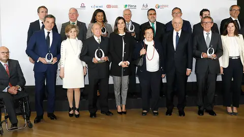 Foto Familia del X Premio Integra BBVA