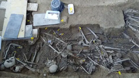 Los trabajos se est&aacute;n llevando a cabo en el cementerio de S&aacute;daba 2